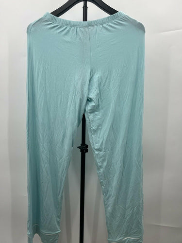 Eberjey Gisele TENCEL Modal Long Pajama Lounge Pants Aqua Mint - Size XS
