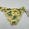 Hobie Tropical Tie-Side Bikini Bottom Yellow Floral NWT S Hobie