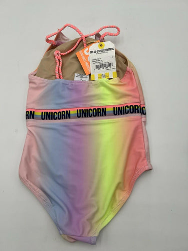 Shade Critters Unicorn Rainbow One Piece Swimsuit Girls 4T