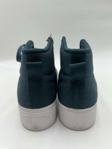 Adidas Bravada 2.0 Mid Platform Teal White Canvas Sneakers Womens Size 6