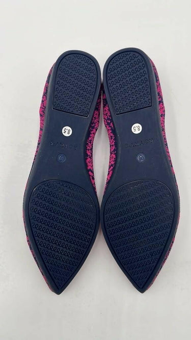 Rothy's The Point Women's Fuchsia Navy Snake Points Retired Size 8.5 Rothy’s