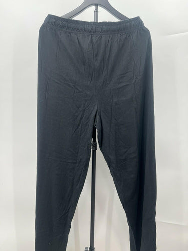 Champion Jersey Knit Pants Black Lounge Drawstring Lightweight - 1X