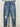 Levis 501 Jeans Womens Heavy Distressed Ripped Knee Medium Wash Blue W24 L28 Levi's