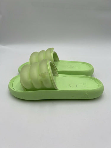 Adidas IF0889 Zplaash Lucid Lime Green Slides Size 6