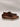 Men’s Santoni Dilate Derby Sneakers burnished brown leather Size 10