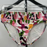 Anne Cole Bikini Bottom Floral Pink Green Smocked Waist Hipster M Anne Cole