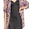 BP Print Button-Up Shirt in Pink Bouquet Retro Zebra Size X-Large BP BE PROUD