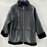 NWOT Rebecca Minkoff Women Faux Fur Lined Full Zip Fashion Jacket, Black Size XL Rebecca Minkoff