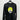 Designs Untitled crewneck Woman Black Sweatshirt Yellow Smiley Graphic Size S Designs Untitled