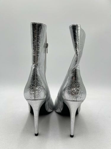 MIA Women's Mardi Fashion Size Zipper Boot, Color Silver, Size 9.5M