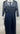 Alex Evenings Navy Lace Chiffon Draped Formal Long Gown Mother Bride 12 Alex Evenings