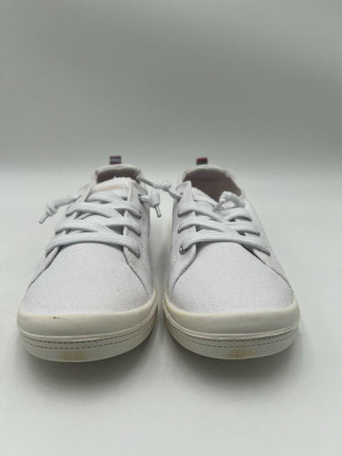 Sugar Genius White Canvas Lace Up Casual Sneakers Womens 8.5 Sugar