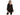 kensie Fuzzy Boucle Sweater KSDK5922 (Black) Women's Sweater kensie