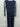 Alex Evenings Dress Dark Navy Pearl Beaded Sleeve Twist Front Gown 6 Alex Evenings