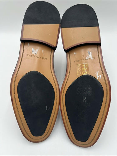 Saks Fifth Avenue Adriano Leather Chelsea Boots in brown Leather Size 9M Saks Fifth Avenue