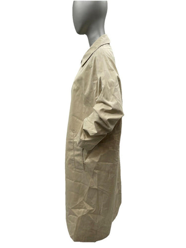 MENS ZARA OVERSIZED LONG TRENCH COAT COLOR KHAKI SIZE L-XL