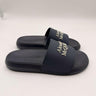 Alexander McQueen Womens Logo Pool Rubber Slides Sandals Navy Size 35.5 Alexander McQueen