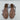 Aquazzura Tequila flat sandal in metallic lavender leather Size 35.5 Aquazzura