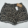 Vero Moda Shorts Leopard Print Elastic Waist Flowy Boho NWT - S VERO MODA