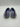 Women’s Rothy’s The Flat Round Toe Rare Blue With Reflective Stripe Size 8.5M Rothy’s