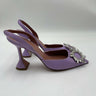 Amina Muaddi Begum 95mm slingback pumps in purple "unicorn" Size 38.5 Amina Muaddi