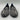 Rothy’s “THE LOAFER” White/Navy Zebra Print Knit Round Toe Flats Size 7 Rothy’s