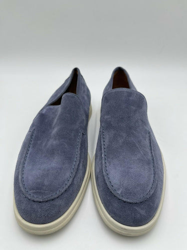 Men’s Saks Fifth Avenue Penny Loafers Blue Suede Size 7