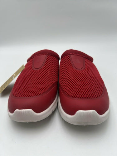 Spenco Total Support Mesh Mule Clogs Red Slip On Comfort Womens Size 9