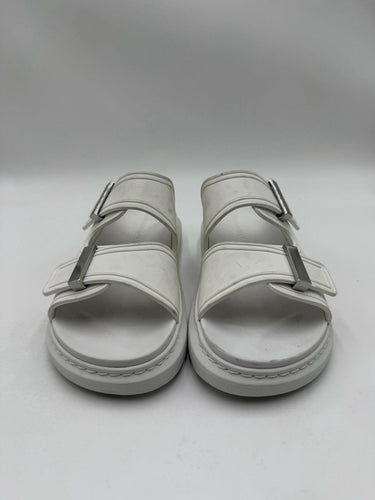 Alexander McQueen Two-Band Rubber Slides size Left 39.5 Right 39 Alexander McQueen