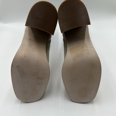 Women’s Marc Fisher Lysia Side Zip Off White Leather Bootie Size 10M Marc Fisher