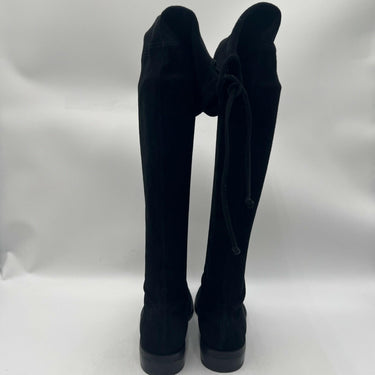 Stuart Weitzman Lowland Black Suede Over-The-Knee Boots Size 5.5B Stuart Weitzman