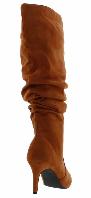 Bellini Women's Amp Heeled Dress Boot, Rust Microsuede, 12 Medium (B) Bellini