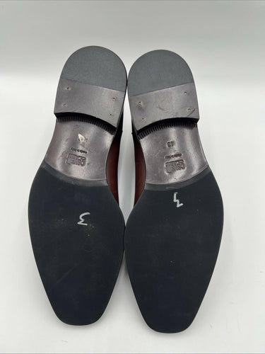Cavalli Class by Roberto Cavalli Men's Leather Chelsea Boots in Brown Size 43 Roberto Cavalli