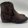 Circle G Women's Embroidered Tobacco Fashion Booties Brown Size 7 Circle G