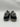 Mens Dolce&Gabbana leather low-top Black Leather / Silver sneakers Size 5 UK Dolce&Gabbana