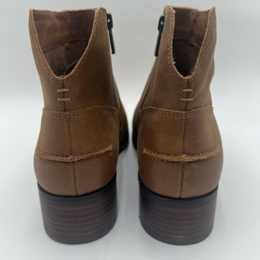 Women’s Lucky Brand Basel Ankle Bootie in Tan Leather Size 10M Lucky Brand