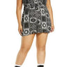 BP. Smocked Bodice Romper Black Bandanamix Size 2x BP.