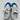 Alexander McQueen Oversized White Blue Suede Spray Men Sneakers Size 41 Alexander McQueen