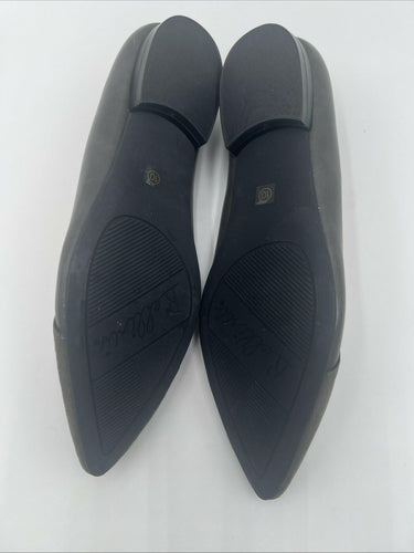 Bellini Women's Flora Slip On Flat, Gray Faux Leather/Suede Size 10W Bellini