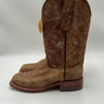 Women’s Corral Sand Leather Pull On Square Toe Boots Size 7.5M Corral Boots
