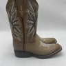 Circle G Brown Embroidered Leather Square Toe Western Boots Women’s Size 6.5M Circle G