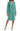 NWT Women's Treasure & Bond Collared Rib Sweater Dress Green Deep Sea, Size XXS Treasure & Bond