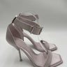 Alexander McQueen 110mm satin-finish sandals light pink Heels Size 39.5 Alexander McQueen
