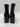 Kelly & Katie FENI Black Synthetic Square Toe Side Zip Ankle Boots, Size 8W Kelly & Katie