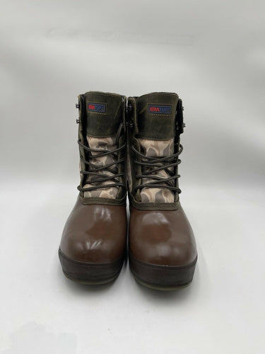 XTRATUF Men's 8" Insulated Legacy Lace Boots in brown Size 9