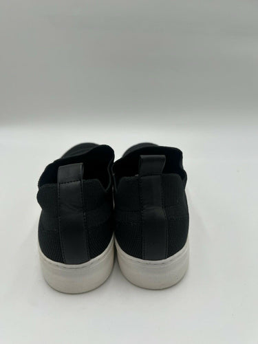 Wonderly Bryna Knit Slip On Sneakers Black Platform Comfort Womens Size 7.5