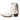 Corral Women's Embroidery Zipper Ankle Boots Low Heel Leather Pearl, Size 6M Corral Boots