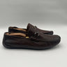 Men’s Saks Fifth Avenue Brown Leather Horsebit Slip On Loafers Size 11M Saks Fifth Avenue