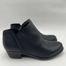 Women's Lucky Brand Barlina Side Zip Bootie Black Leather Size 7.5W Lucky Brand