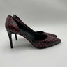 Saint Laurent Calfskin Heart Print D'Orsay Paris 105 Pumps Size 39 Saint Laurent